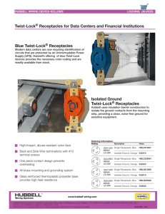 Twist-Lock® Receptacles for Data Centers and Financial Institutions