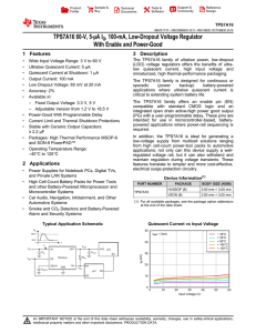 TPS7A16 60-V, 5-μA Iq, 100-mA, LDO Voltage Regulator With