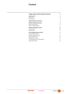 catalog surge protection overview