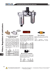 Filters, Regulators, Lubricators - New