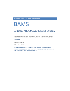 building area measurement system