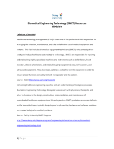 Biomedical Engineering Technology