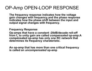 OP-Amp OPEN-LOOP RESPONSE