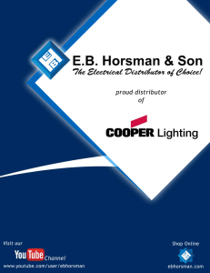 Cooper Lighting Corelite Fluorescent and LED luminaires