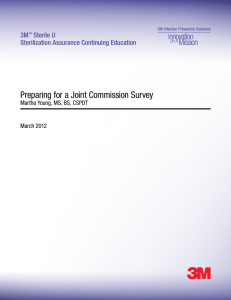 Preparing for a Joint Commission Survey