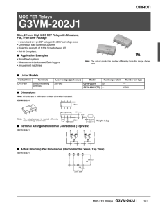 G3VM-202J1 - Mouser Electronics