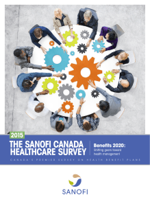 The Sanofi Canada Healthcare Survey 2015