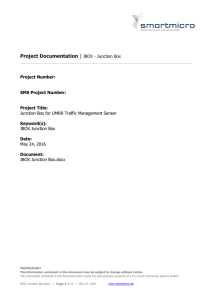 Project Documentation | JBOX - Junction Box