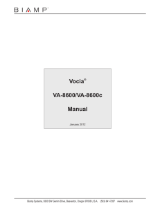 Vocia® VA-8600/VA