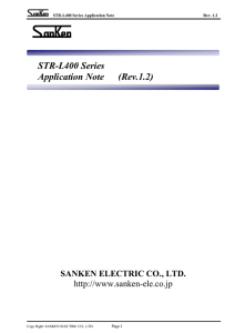 STR-L400 Series Application Note (Rev.1.2)