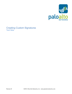 Creating Custom Signatures - Live