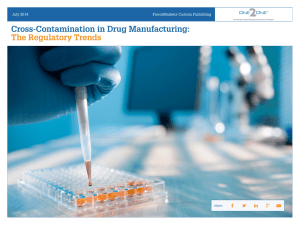 Cross-Contamination in Drug Manufacturing: The