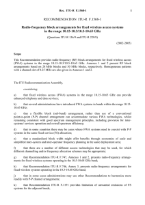 RECOMMENDATION ITU-R F.1568-1 - Radio