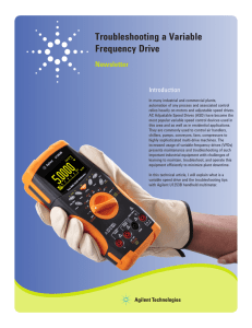 Troubleshooting a Variable Frequency Drive