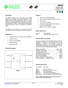 MD621 - Solid State Optronics