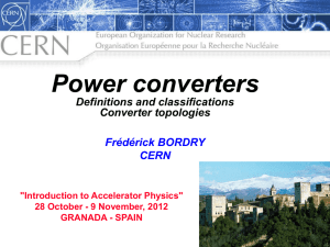 Power Converter - CAS - Cern Accelerator School