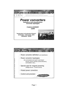 Power converters - Indico