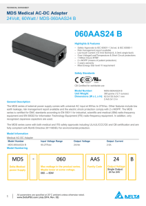 MDS-060AAS24 BA Datasheet