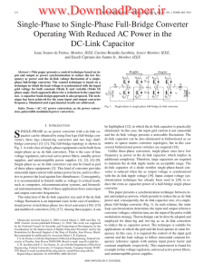 Single-Phase to Single-Phase Full-Bridge