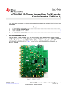 AFE58JD16 16-Channel Analog Front