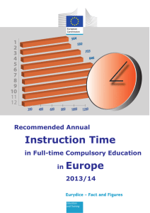 Recommended Annual Instruction Time in Full - EACEA