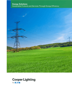 Energy Solutions - Cooper Industries