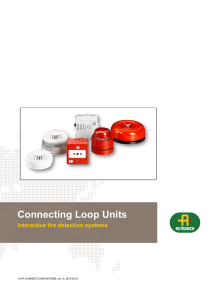 Connecting Loop Units, Interactive Fire Detection Systems