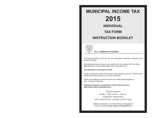2015 Individual Instruction Booklet - CCA