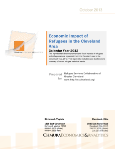 Economic Impact of Refugees in the Cleveland Area