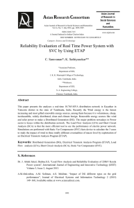 Reliability Evaluation of Real Time Power System with