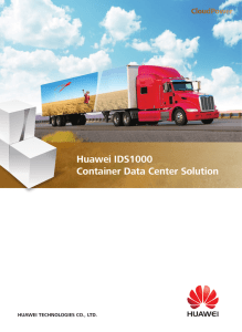 Huawei IDS1000 Container Data Center Solution