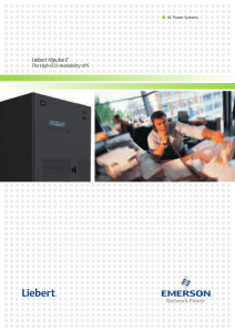 Liebert Hipulse E - Emerson Network Power