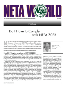 Do I Have to Comply with NFPA 70E?