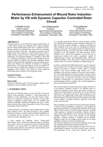 Performance Enhancement of Wound Rotor Induction Motor by VSI