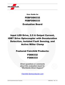 User Guide for FEBFOD8332 FEBFOD8333 Evaluation Board