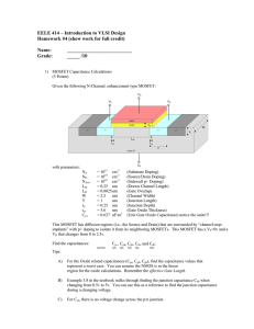 EELE 414 – Introduction to VLSI Design Homework #4 (show work