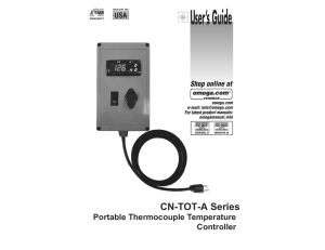 CN-TOT-A Series - OMEGA Engineering