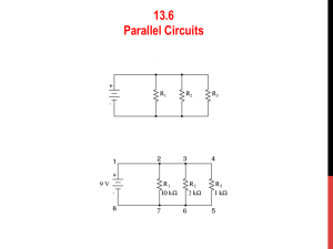 13.6 Parallel Circuits