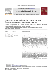 Merger of Structure and Material in Nacre