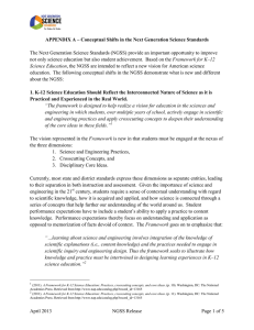 April 2013 NGSS Release Page 1 of 5 APPENDIX A – Conceptual