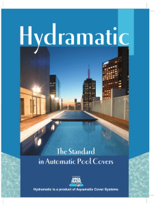 The Standard in Automatic Pool Covers