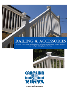 Railing - Carolina Vinyl Products