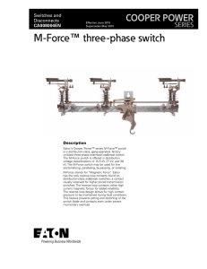 CA008004EN M-Force Three-Phase Switch