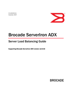 Brocade ServerIron ADX Server Load Balancing Guide, 12.5.02