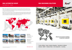 MAG AUTOMOTIVE GROUP MAG MACHINING SOLUTIONS