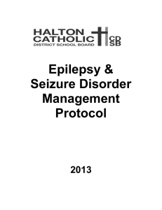 Epilepsy and Seizure Disorder Management Protocol