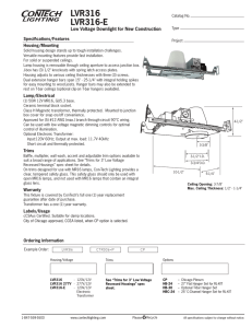 LVR316 LVR316-E - ConTech Lighting