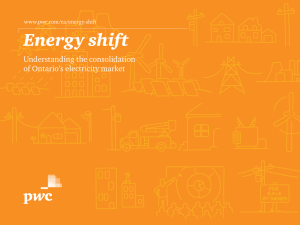 Energy shift - Understanding the consolidation of Ontario`s