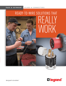 READY-TO-WIRE SOLUTIONS THAT