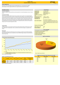 STABLE FUND Fund Fact Sheet as at April 2016
